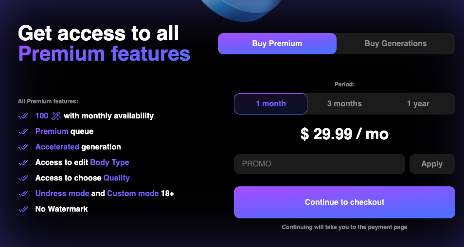 Premium Features