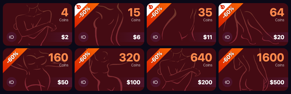 Vip Coins Packages