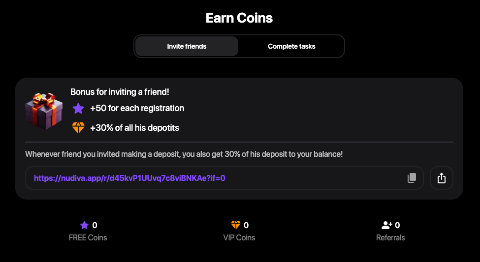 Earn Coins